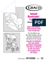 Infant Restraint/ Carrier: Owner's Manual