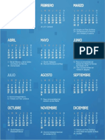 Calendario Feriados 2020 Argentina