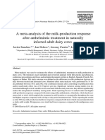 A Meta-Analysis of The Milk-Production Response After Anthelmintic Treatment in Naturally Infected Adult Dairy Cows