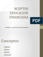 Conceptos Educacion Financiera
