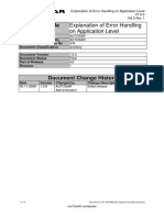 AUTOSAR EXP ApplicationLevelErrorHandling