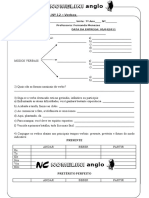 Lista - de - Exercicios - FORMAS NOMINAIS DO VERBO 8 Ano