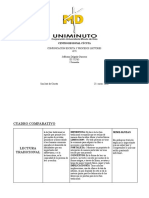 Cuadro Comparativo Escrita y Procesos Lectores 1 Jeferson