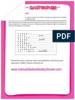 Anagrama Baby Shower PDF