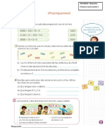 Ficha Clase04 de Matematica - 3er Grado - Descomposición