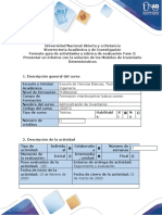 Escuela de Ciencias Básicas, Tecnología e Ingeniería Formación Interdisciplinar Básica Común Administración de Inventarios 332572 Teórico N