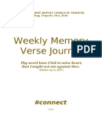 Weekly Memory Verse Journal