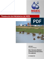 PR HSE 040 01 Procedimiento de Trabajo en Presencia de H2S PDF