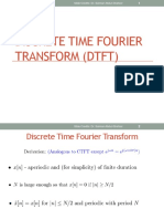 Discrete Time Fourier Transform (DTFT)