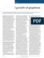 The Global Growth of Graphene