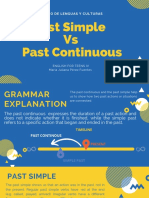 Past Simple Vs Past Continuous PDF