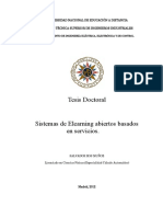 Sistemas de Elearning Abiertos Basados en Servicios. Tesis PDF