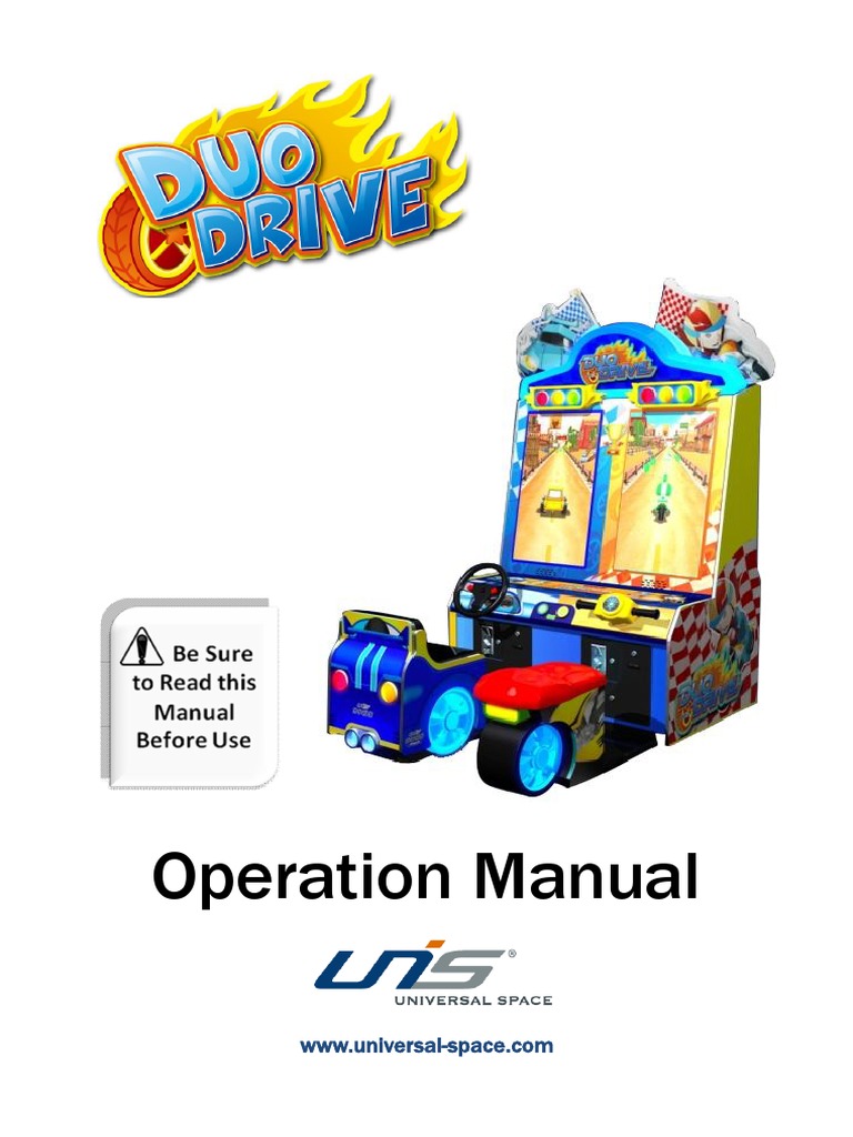 Duo Drive Arcade Game Manual | PDF | Ac Power Plugs And Sockets ...