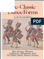 Louis Horst - Pre-Classic Dance Forms (1987) PDF