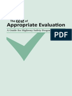 The Art of Appropriate Evaluation