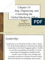 Leading, Organizing, and Controlling The Global Marketing Effort