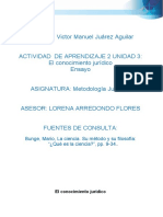 Conocimiento jurídico: diferencias entre epistemología y gnoseología