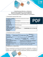 Guía de actividades y rúbrica de evaluación - Tarea 4. Armonización Corporal