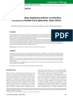 Neuropatía Óptica Isquémica Anterior No Arterítica, Inicialmente Tratada Como Glaucoma. Caso Clínico