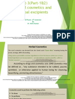 Herbal Cosmetics & Excipient PDF