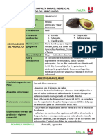 Ficha Técnica Palta Hass 