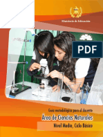 Guía Docente Ciencias Naturales PDF