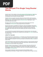 Download Tips Menjadi Pria Single Yang Disukai Wanita by John Barula SN46057607 doc pdf