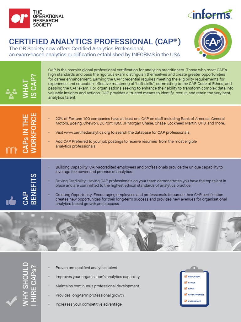 Certified Analytics Professional (Cap) PDF Analytics Professional