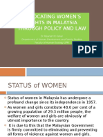 Policy and Law On Women
