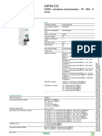 Product Data Sheet: iC60H - Miniature Circuit Breaker - 1P - 20A - C Curve