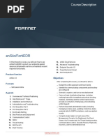 Ensilo/Fortiedr: Course Description