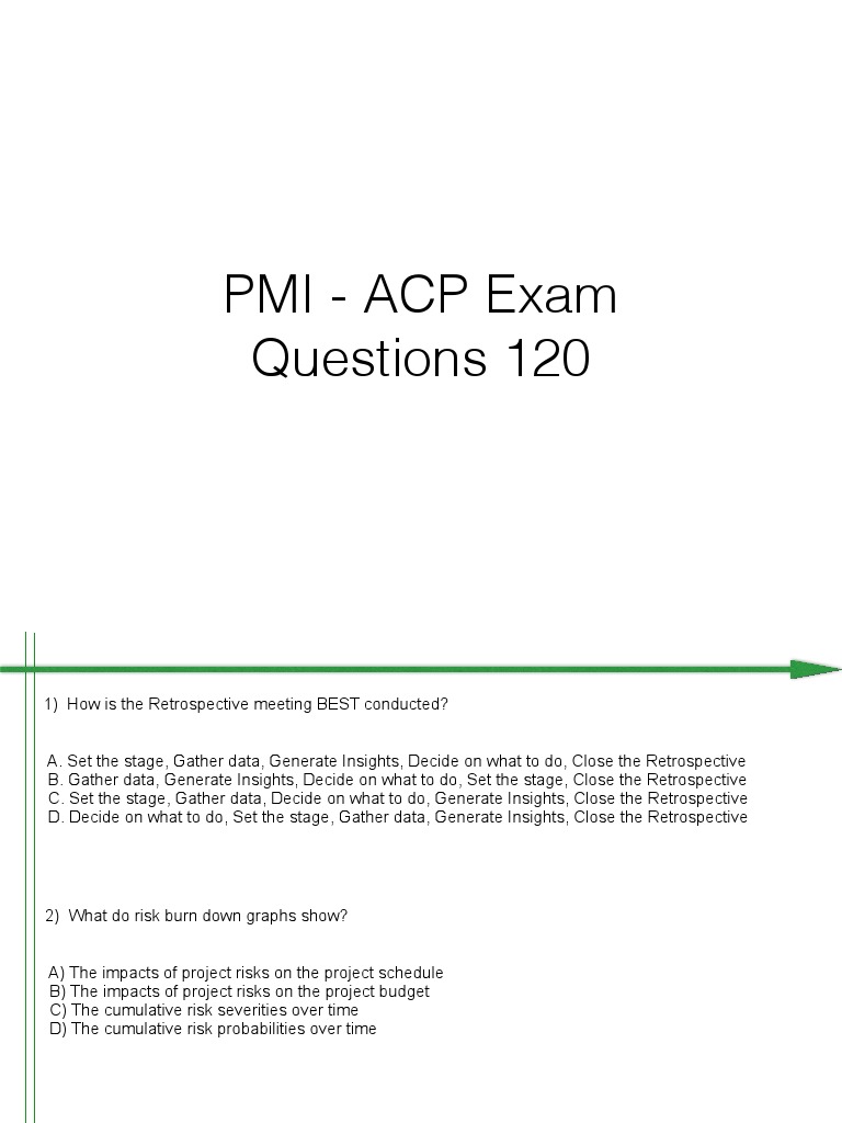 PMI ACP Practise Paper 2 PDF | PDF | Agile Software Development | Scrum ...