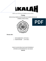 MAKALAH Penggunaan Media Elektronik Dan Komputer