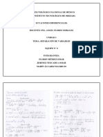 Ejercicios de Separacion de Variables