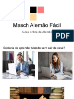 Masch Alemão Fácil - Aulas de Alemão on-line