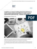 Guidelines On Patent Drafting (Mechanical) #How To Draft A Patent (Mechanical) - Videaimip