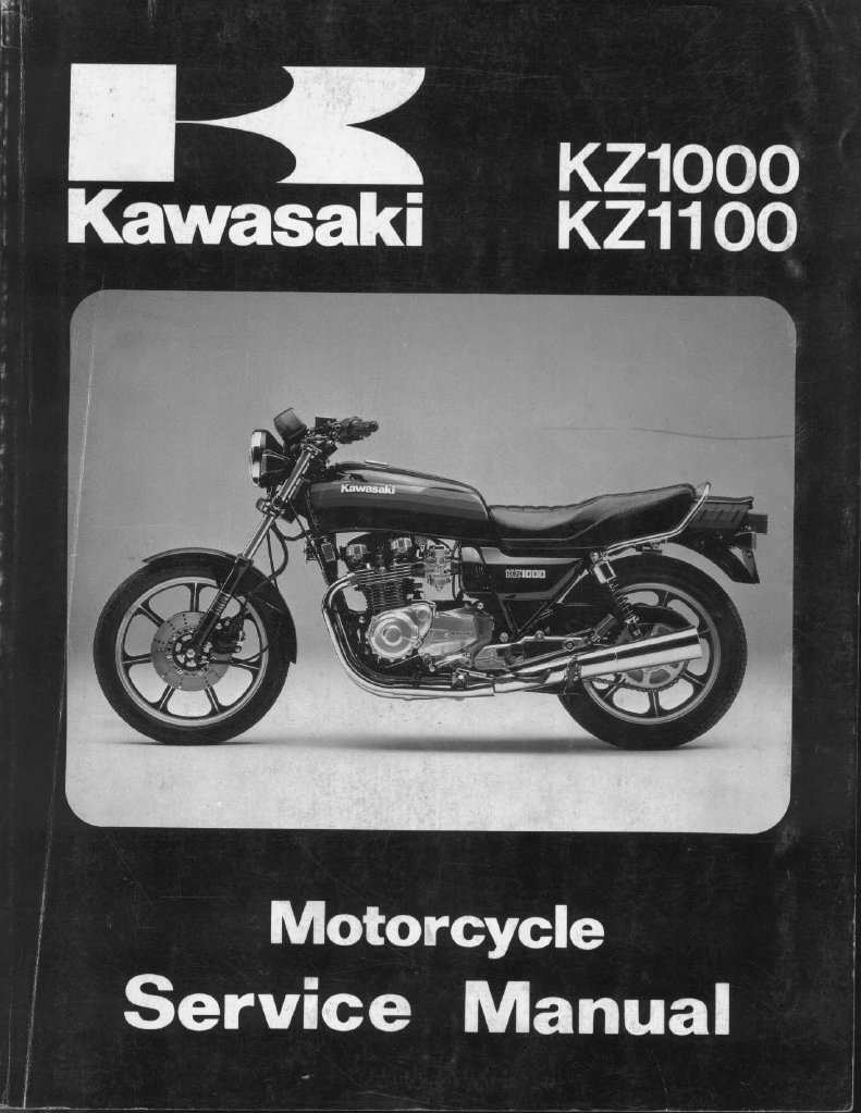 KZ1000 KZ1100 サービスマニュアル 送料無料 1981-1983 KZ1000 KZ1100 サービスマニュアル K/Z1000J