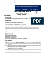 SOP Memandikan Pasien Di TT