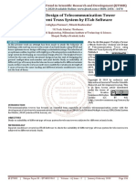 Analysis and Design of Telecommunication Tower Using Different Truss System by ETab Software