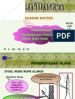 Pembahasan Materi: Pemeriksaan Sling Pemeriksaan Pancing, Sakel, Baut Mata