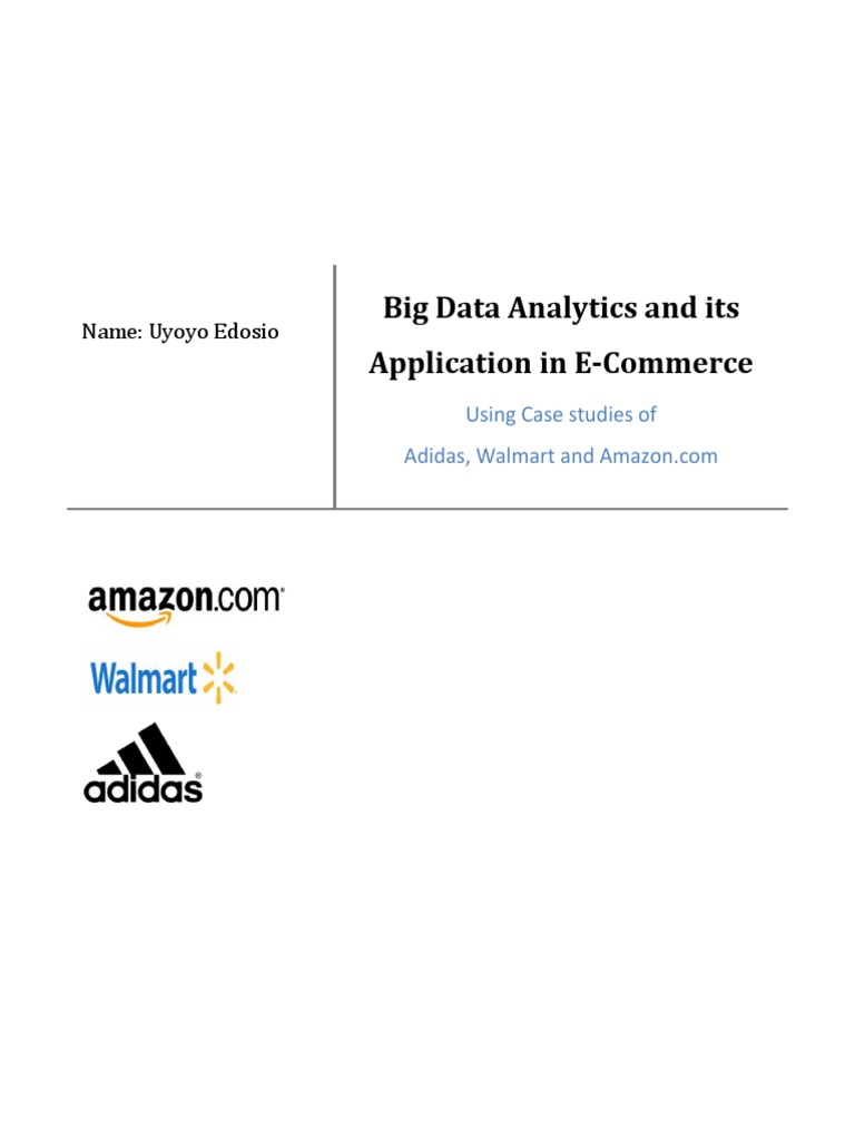 Big Data Analytics in E-Commerce Cases | PDF | Predictive Analytics ...