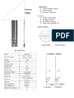 Technical Sheet: Fiberglass Omni Antenna