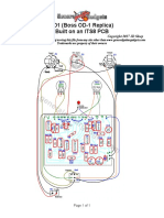 OD1 Boss OD-1 Replica Pedal PCB Layout