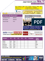 UP Board 12th Result 2017: Candidate Name Imrana Roll Number 1683196 School Code 1014