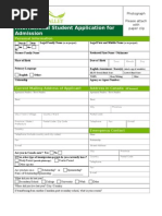 University of the Fraser Valley Application Form