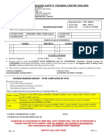 Terengganu Safety Training Centre Registration Form