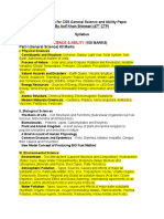 Short Notes For CSS General Science and Ability Paper PDF