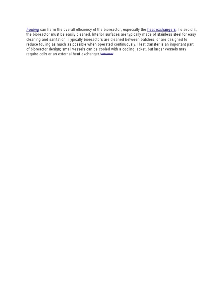 Fouling: Heat Exchangers | PDF