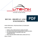 Dcc311 - Highway and Traffic Engineering