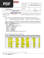 Online Education Laboratory Exercise